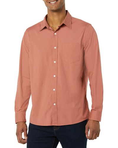 Goodthreads Standard-fit Long-sleeved Stretch Poplin Shirt - Multicolor
