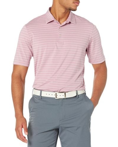 Greg Norman Collection Ml75 Stretch Harbor Polo Purple - Blue