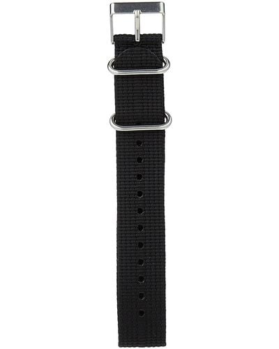 Timex Tw7c05600 Weekender 20mm Black Fabric Slip-thru Strap