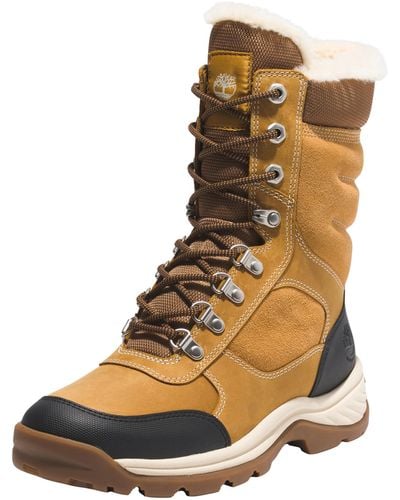 Timberland White Ledge Mid Insulated Waterproof Hiking Boot - Natural