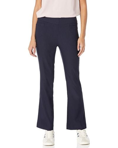 Nanette Lepore Freedom Stretch Flattering Pant With Front And Back Pockets - Blue