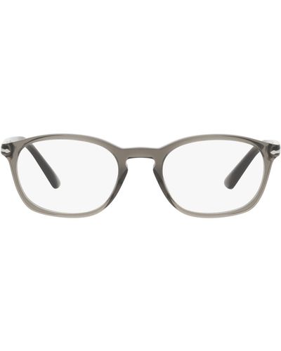 Persol Po3303v Square Prescription Eyewear Frames - Black