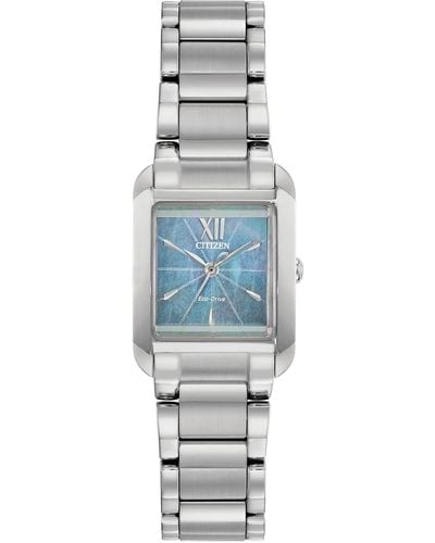Citizen Bianca Eco-drive Watch With Stainless Steel Strap - Blue