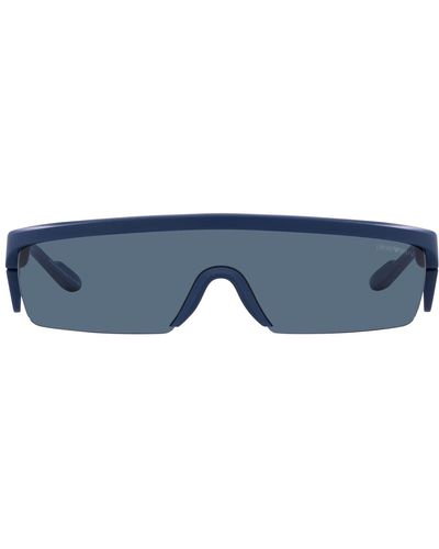 Emporio Armani Ea4204u Universal Fit Rectangular Sunglasses - Blue