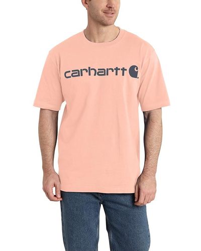Carhartt Loose Fit Heavyweight Short-sleeve Logo Graphic T-shirt - Multicolor