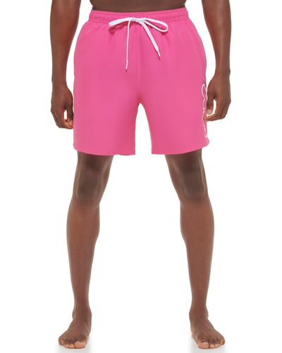 Calvin Klein Cb2vps13-pnk-small Swim Trunks - Pink