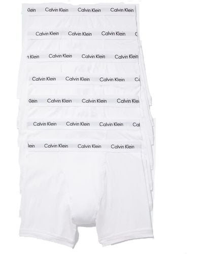 Calvin Klein Cotton Stretch 7-pack Boxer Brief - White