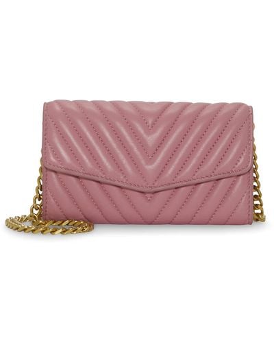 Vince Camuto Theon Wallet On Chain - Pink