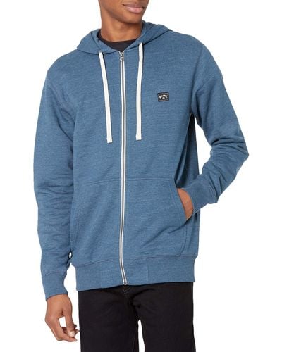 Billabong Classic Zip Fleece Hoody - Blue