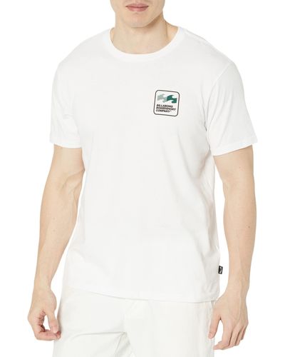 Billabong Classic Short Sleeve Premium Logo Tee - White