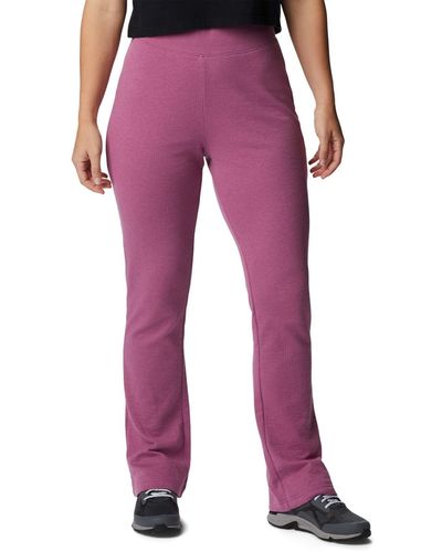 Columbia Holly Hideaway Knit Pant Hiking - Purple