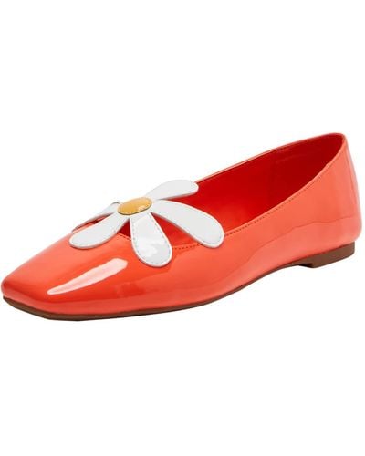 Katy Perry The Evie Daisy Flat Ballet - Red