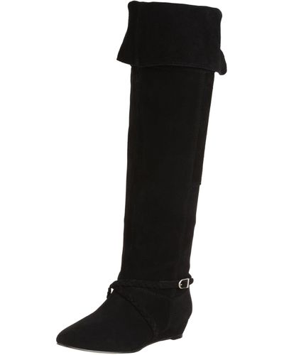 Seychelles The 411 Over The Knee Boot,black,9.5 M