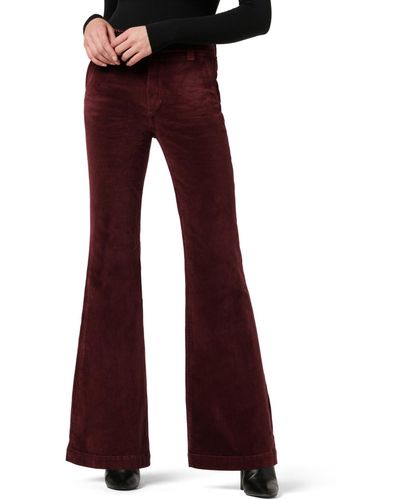 Joe's Jeans The Molly Flare With Trouser Pocket - Red