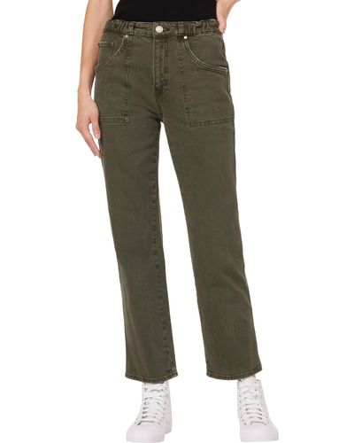 Hudson Jeans Jeans Remi High Rise Straight Jean - Green