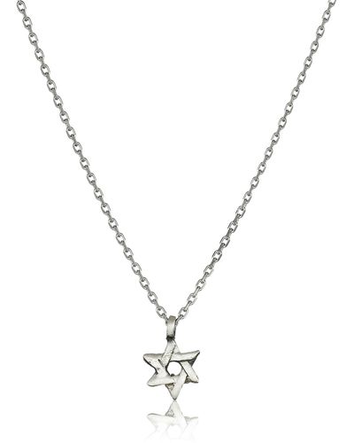 Satya Jewelry Silver Star Of David Pendant Necklace - Metallic