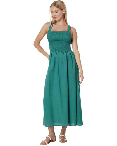 Splendid Arielle Smocked Dress - Green