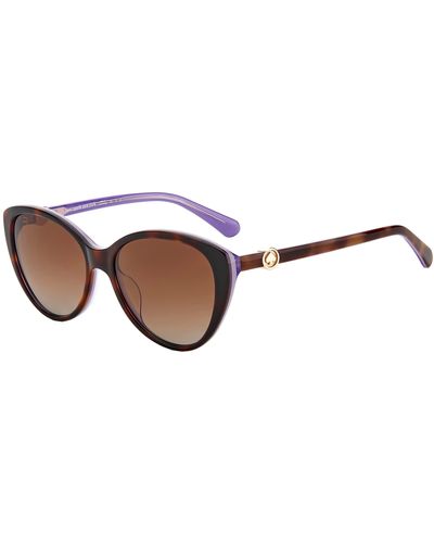 Kate Spade Visalia/g/s Polarized Cat Eye Sunglasses - Multicolor