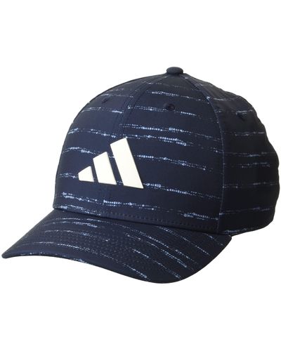 adidas Tour Print Snapback Golf Hat - Blue