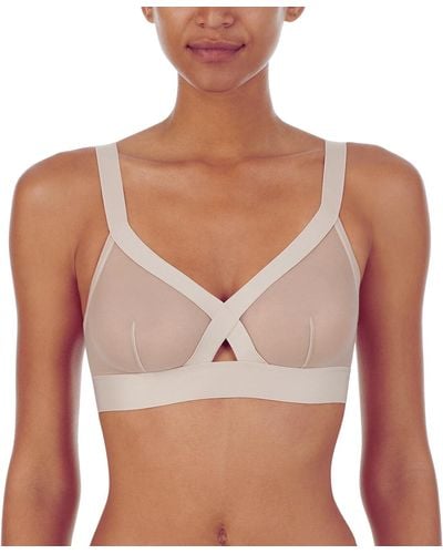 DKNY Sheers Wirefree Softcup Bralette Bra - Natural