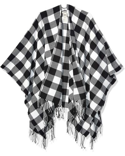 Goodthreads Fringe Ruanna Wrap - Black