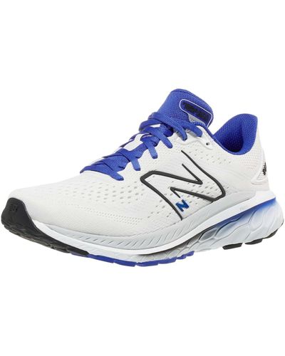 New Balance Fresh Foam X 860v13 White/marine Blue 12 Ee - Wide