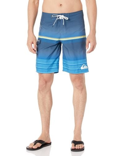 Quiksilver Everyday 20 Inch Length Boardshort Swim Trunk Bathing Suit Board Shorts - Blue