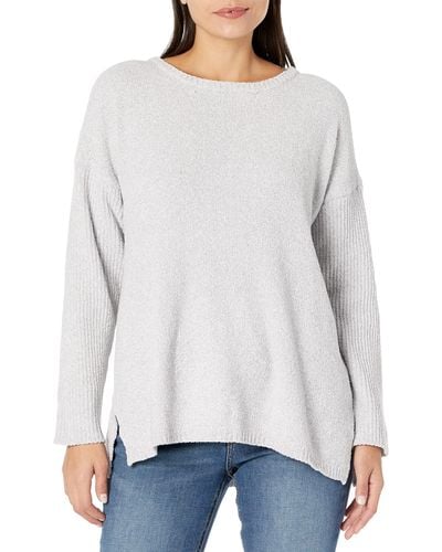 N Natori Aura-heather Sweater Length 27" - White