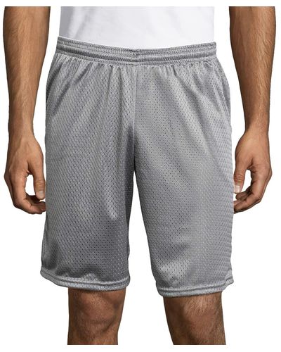 Hanes Sport Mesh Pocket Short - Gray