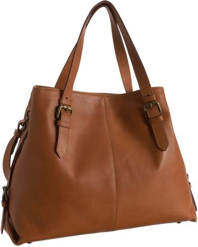 Robert Clergerie Cimeones Tote,tan Side,one Size - Brown