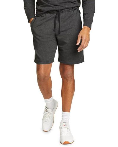 Eddie Bauer Camp Fleece Colorblock Shorts - Black