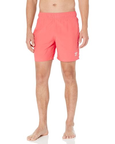 adidas Originals Standard Trefoil Swim Shorts - Pink