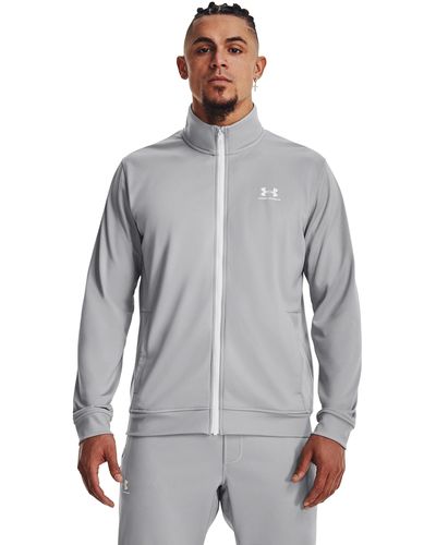 Under Armour Sportstyle Tricot Jacket, - Gray
