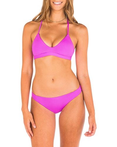 Hurley Standard Bikini Bottom - Purple