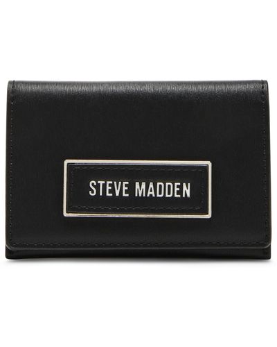 Steve Madden Bmicro Small Bifold Wallet - Black