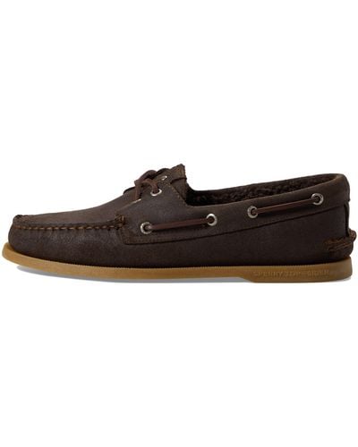 Sperry Top-Sider , Authentic Original 2-eye Cozy Boat Shoe - Black
