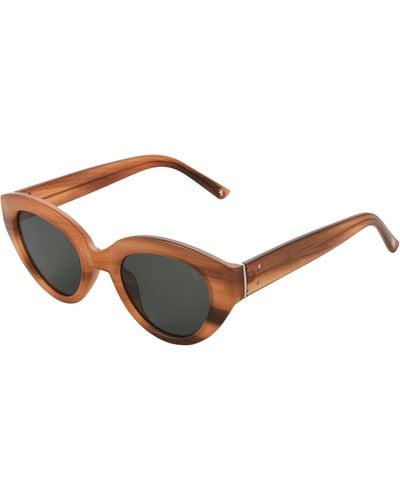 Frye Yuliya Oval Cateye Sunglasses - Brown