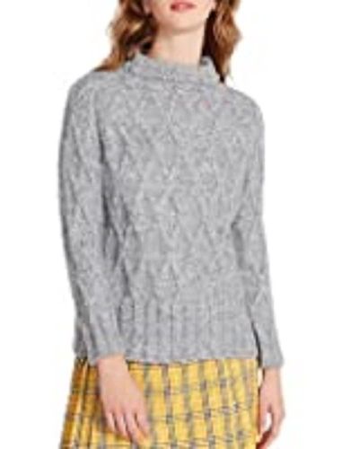 BB Dakota Steve Madden Apparel Womens Olive Pullover Sweater - Gray