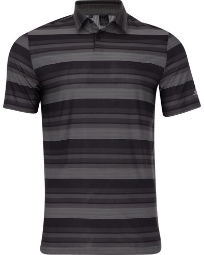 adidas Ultimate365 Heat.rdy Stripe Polo Shirt - Black