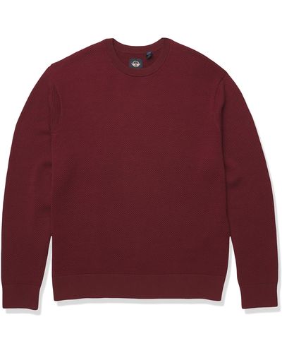 Dockers Long Sleeve Crewneck Sweater - Red