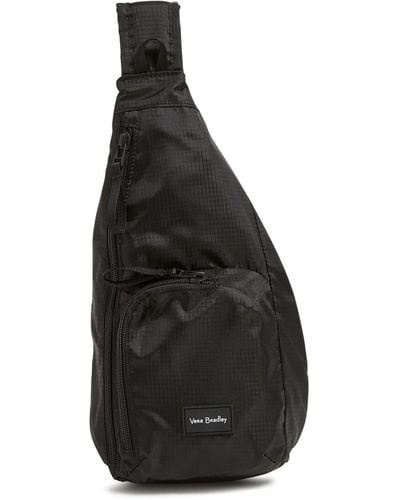 Vera Bradley Ripstop Mini Sling Backpack - Black