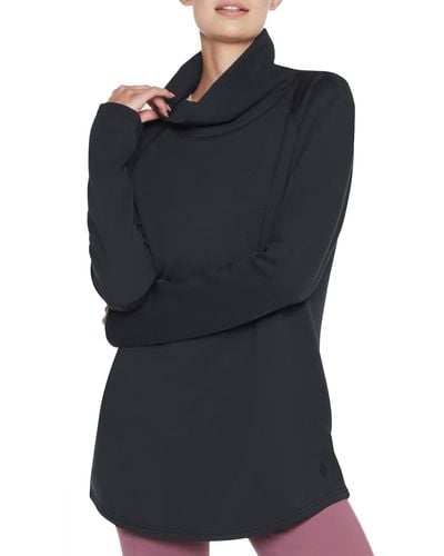 Buy Skechers Gowalk Wear Women's Skech-Knits Tunic Top (Black, XX-Large) at