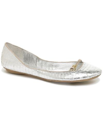 Sam Edelman Consuelo Ballet Flat,silver,7 M - White