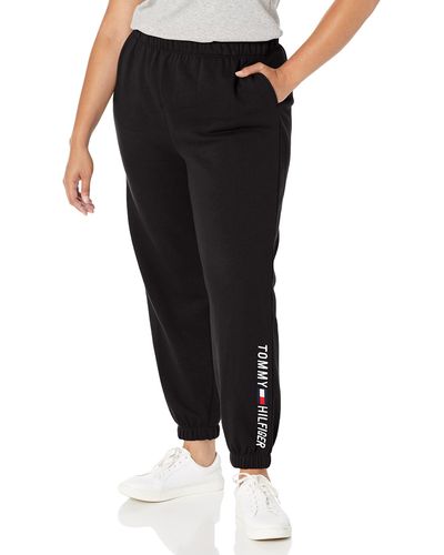 Tommy Hilfiger Performance Full Length Cinched Ankle Sweatpant - Black