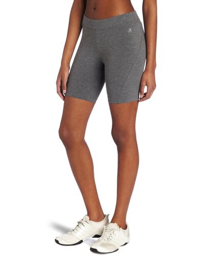 Danskin Womens Essentials Seven Inch Bike Athletic Shorts - Blue