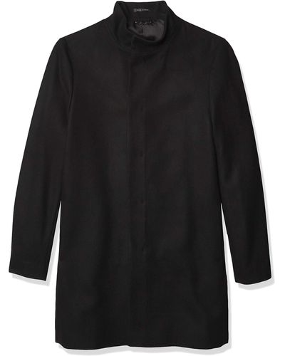 Black Calvin Klein Coats for Men | Lyst