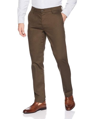 Dockers Slim Fit Signature Khaki Lux Cotton Stretch Pants - Gray