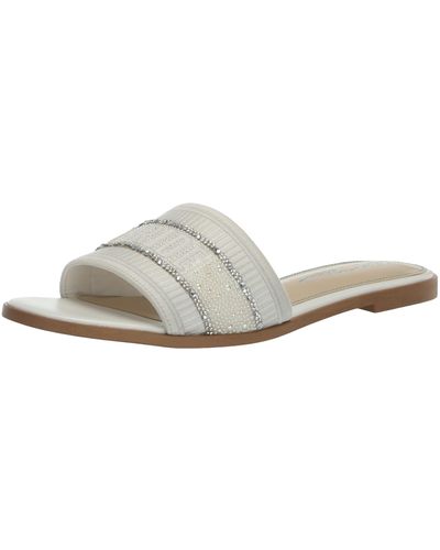 Betsey Johnson Tru Slide Sandals - White