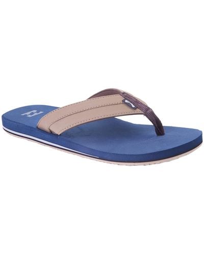 Billabong Classic Supreme Cushion Flip Flop Sandal Flipflop - Blau