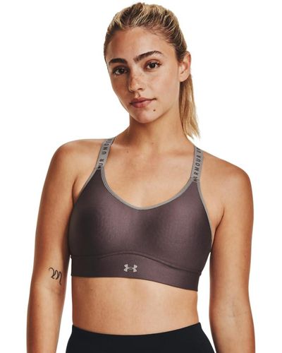 Under Armour Infinity Mid Covered Sports Bra - Gray